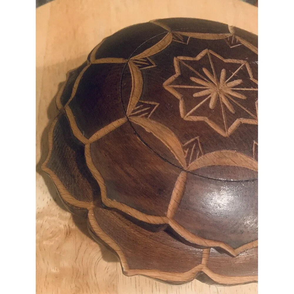 Wooden vintage hand